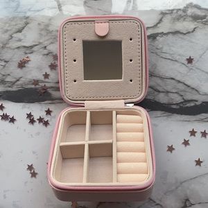 Pink jewelry box